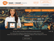 Tablet Screenshot of hotelandtravelsolutions.co.uk